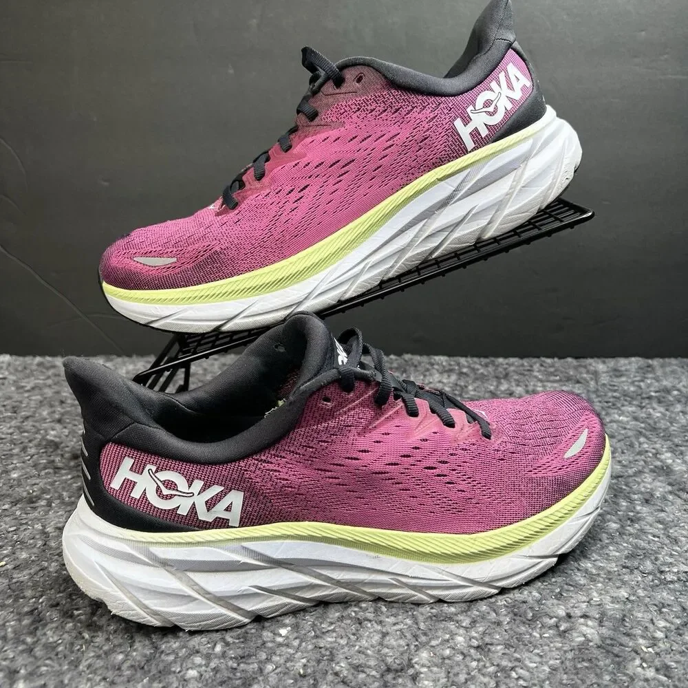 HOKA Clifton 8 Women’s Size 10B Pink Lightweight Running Shoes